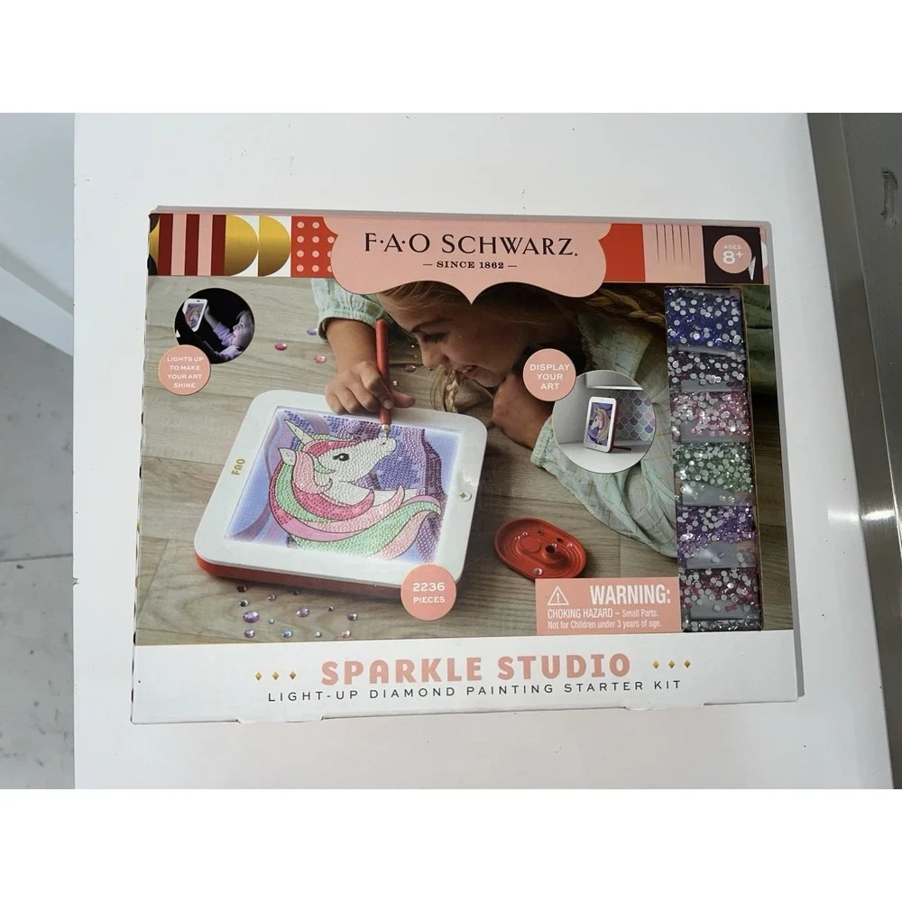 FAO Schwartz Sparkle Studio Light Up Diamond Painting